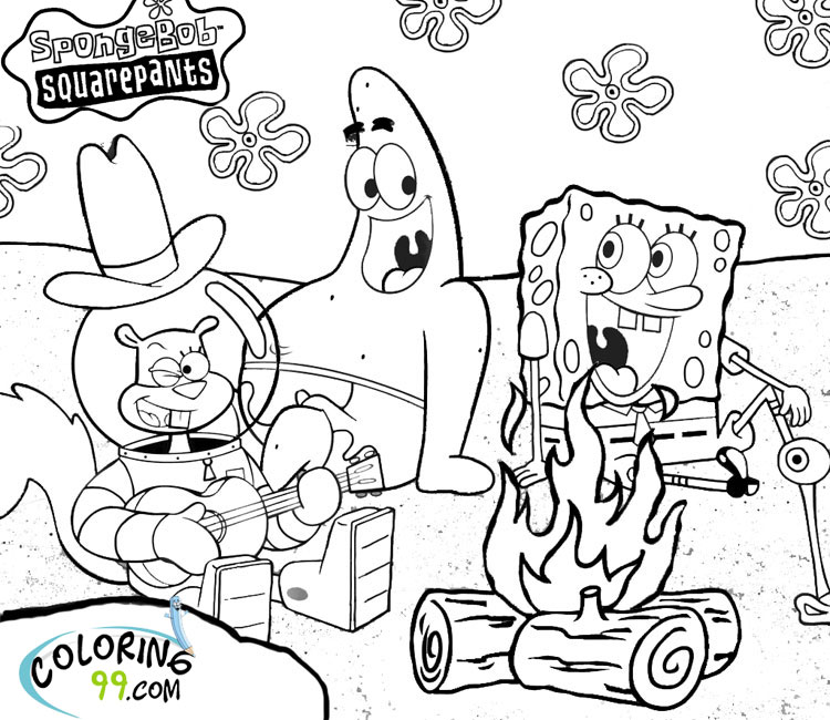 Download Spongebob Coloring Pages | Team colors
