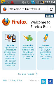 Firefox 7.0 beta Apk Fast Browser For Android OS