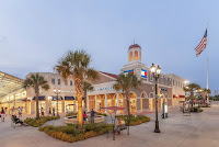 daytime view of Tanger Outlet shopping mall near Gulf Shores AL