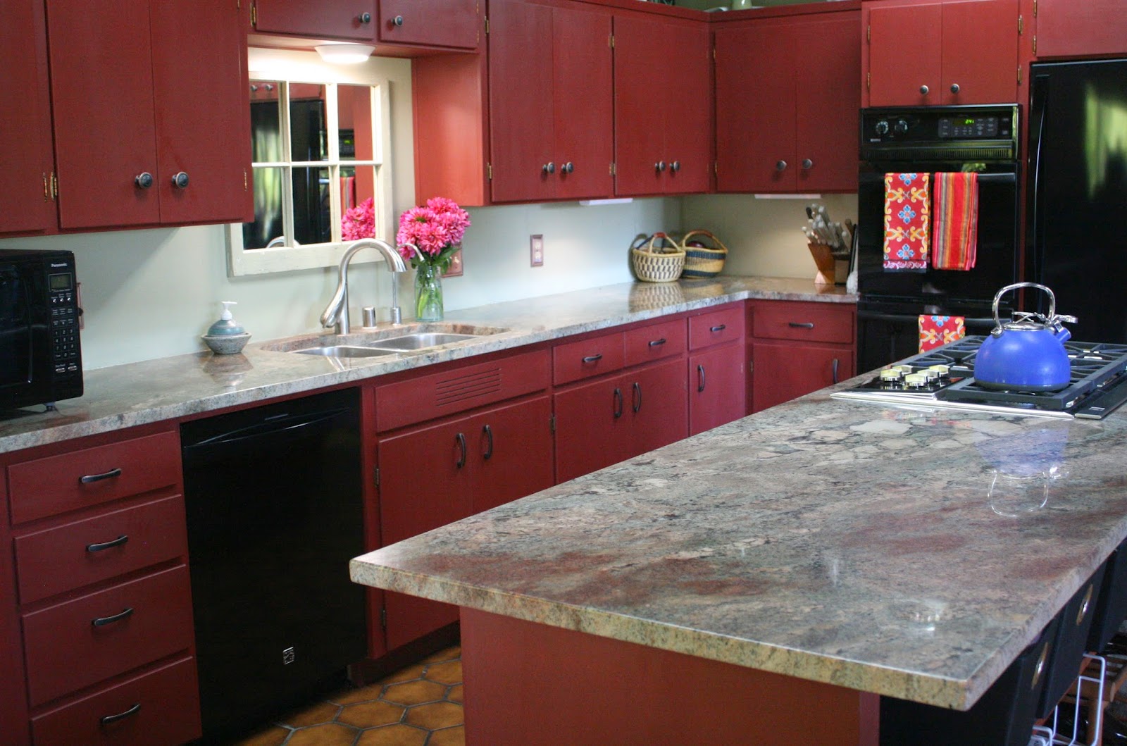 Reloved Rubbish Primer Red Chalk Paint Kitchen Cabinets