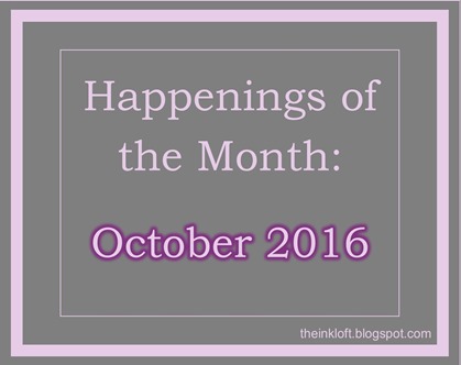 Happenings of the Month Oct 2016