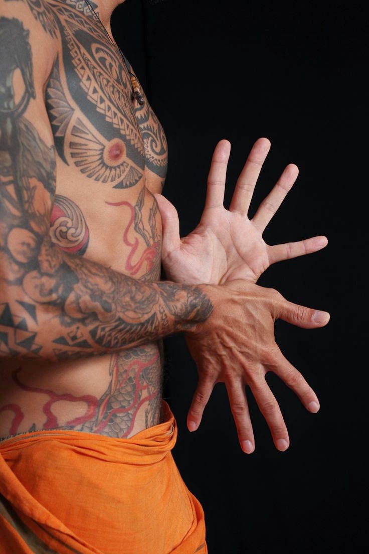 Sun Moon Tattoo Designs on Men Chest, Men Chest with Sun Moon Tattoo, Moon and Sun Mudra Tattoo Designs, Artist, Parts,