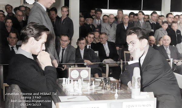 Jonathan Penrose and Mikhail Tal, November 08, 1960.