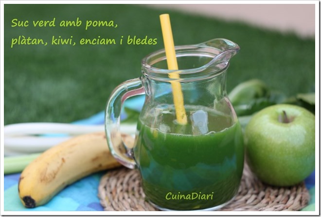 7-Sucs verds cuinadiari-poma platan kiwi-ppal