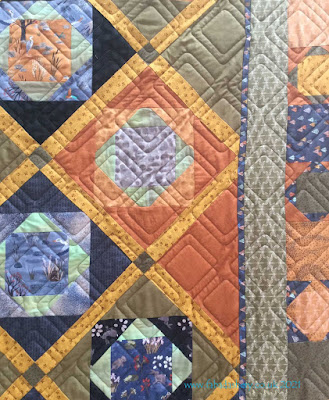 Diagonal Plaid Bias Quilt design