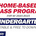 HOME-BASED CLASS PROGRAM for KINDERGARTEN (Free Download)