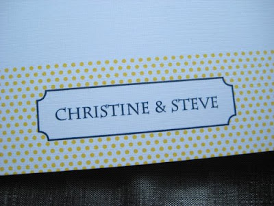 Yellow Navy wedding