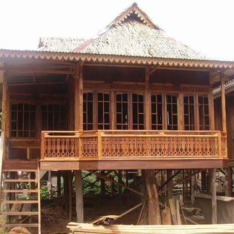  Rumah  Kayu  knock down Type 48 m2 6x8  Rumah  Kayu  Bongkar Pasang 