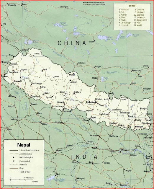 image: Nepal Political Map