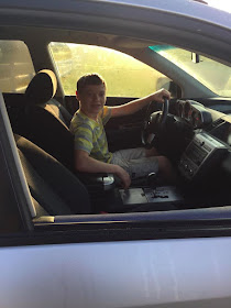 Justin Duggar learns to drive