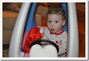 EC elmo in car