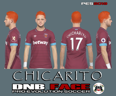 PES 2019 Faces Chicharito by DNB