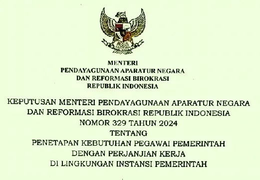 Rincian Formasi PPPK Kemendikbud Ristek (Kemdikbud Ristek) Tahun 2024