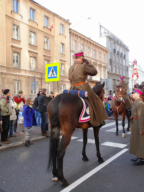 Kawaleria w marszu Razem dla Niepodległej 2013