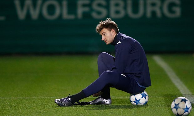 Nicklas Bendtner has been left out of Wolfsburg’s match-day squad for the past six matches. Photograph: Reuters Staff / Reuters/Reuters