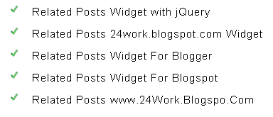 Related Posts Widget