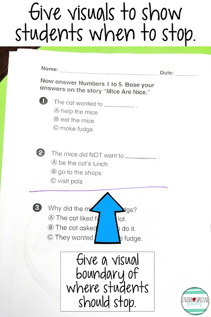 Do you need to provide accommodations on testing for special education students or other struggling students? I've explained some of the ways that I've helped my students be successful on tests.