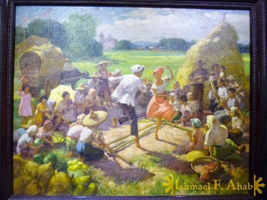 Philippine National Museum - Tinikling by Fernando Amorsolo