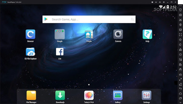 Download Nox Player to run Android applications on your computer