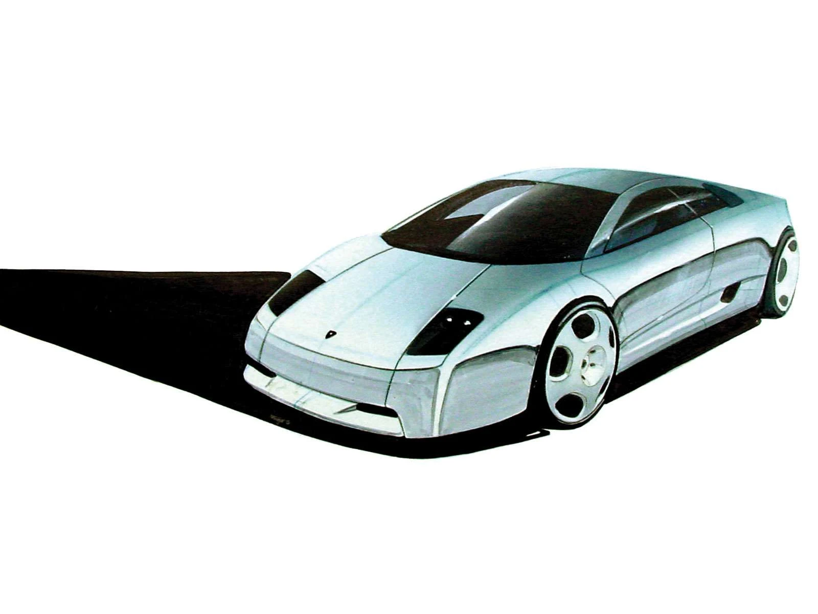 Hình ảnh siêu xe Lamborghini Murcielago Sketch 2002 & nội ngoại thất