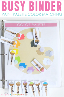 Color Matching Busy Binder