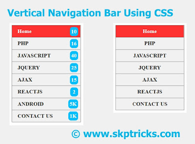 CSS Navigation Bar, How To Create a Top Navigation Bar