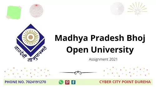 MP Bhoj Bsc 2nd Year assignment 2021