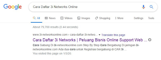 Cara Daftar 3i Networks Online