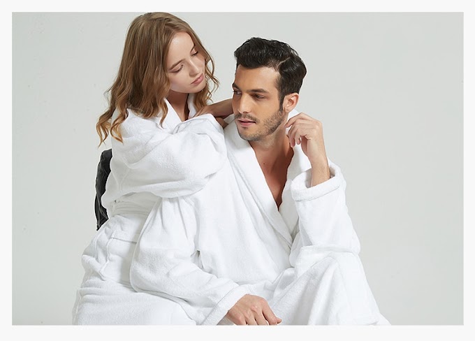 Towel Fleece Sleepwear Bath Gown