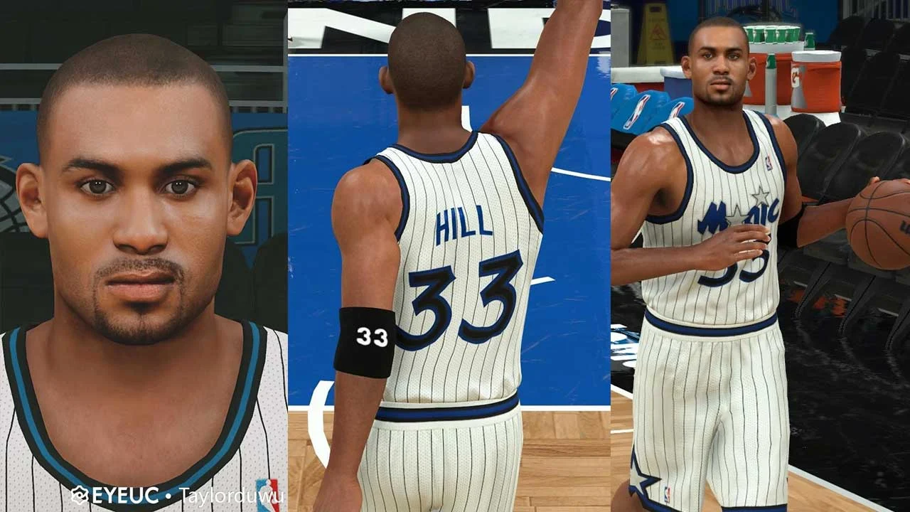 NBA 2K23 Grant Hill Retro 2000s Cyberface