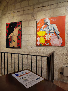 Peintures de  Edith Lanquetin et Vanessa Bardelli