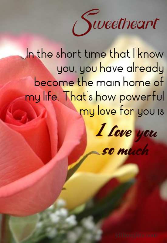 Sweet I love you quotes