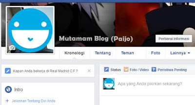 Menambah Nama Lain Pada Profil Facebook