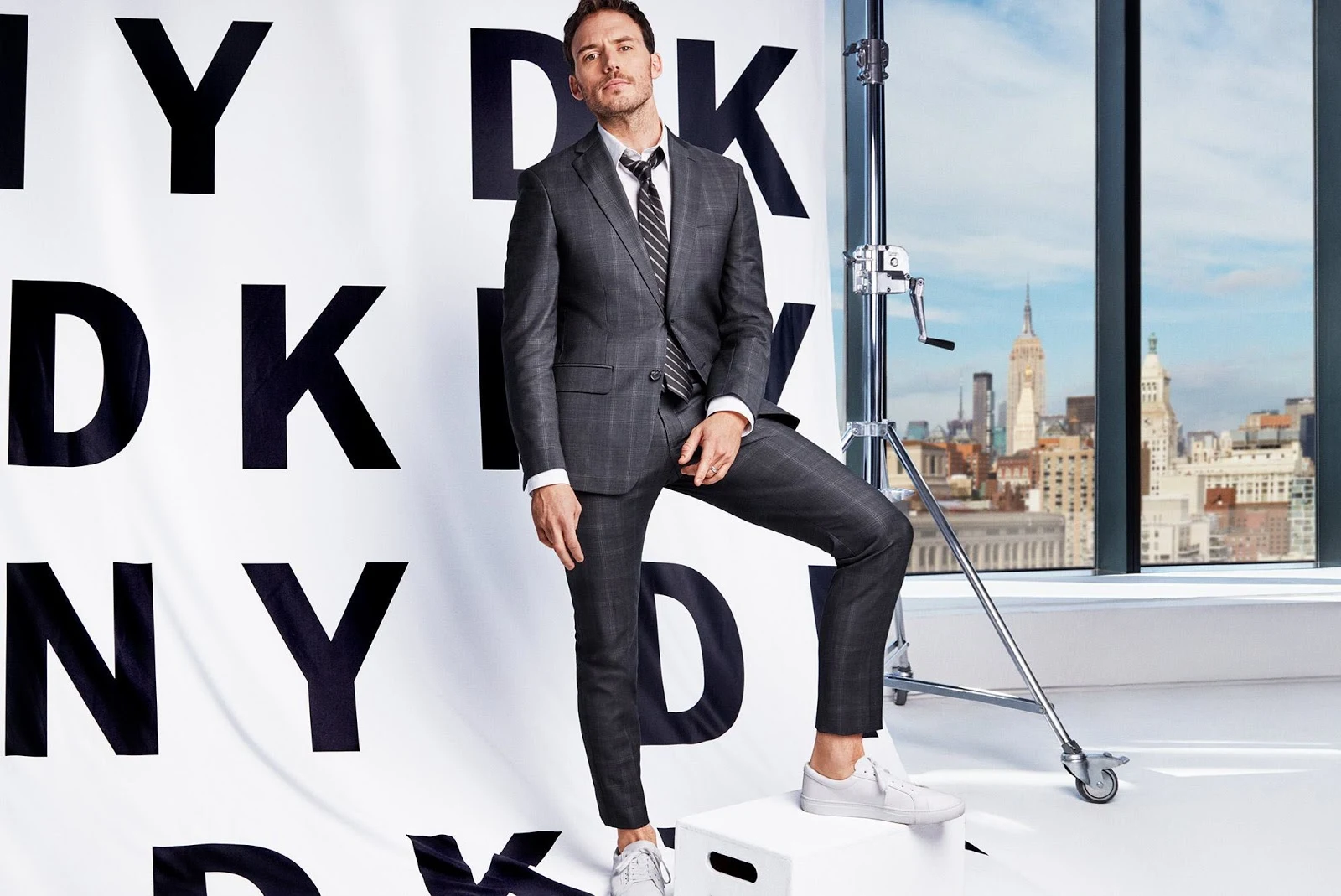 DKNY SS 2018 Men’s Campaign ft. Sam Claflin