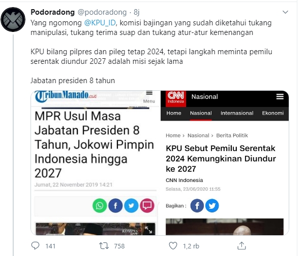 MPR Disebut Usul Masa Jabatan Presiden 8 Tahun