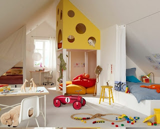 habitación divertida para niño