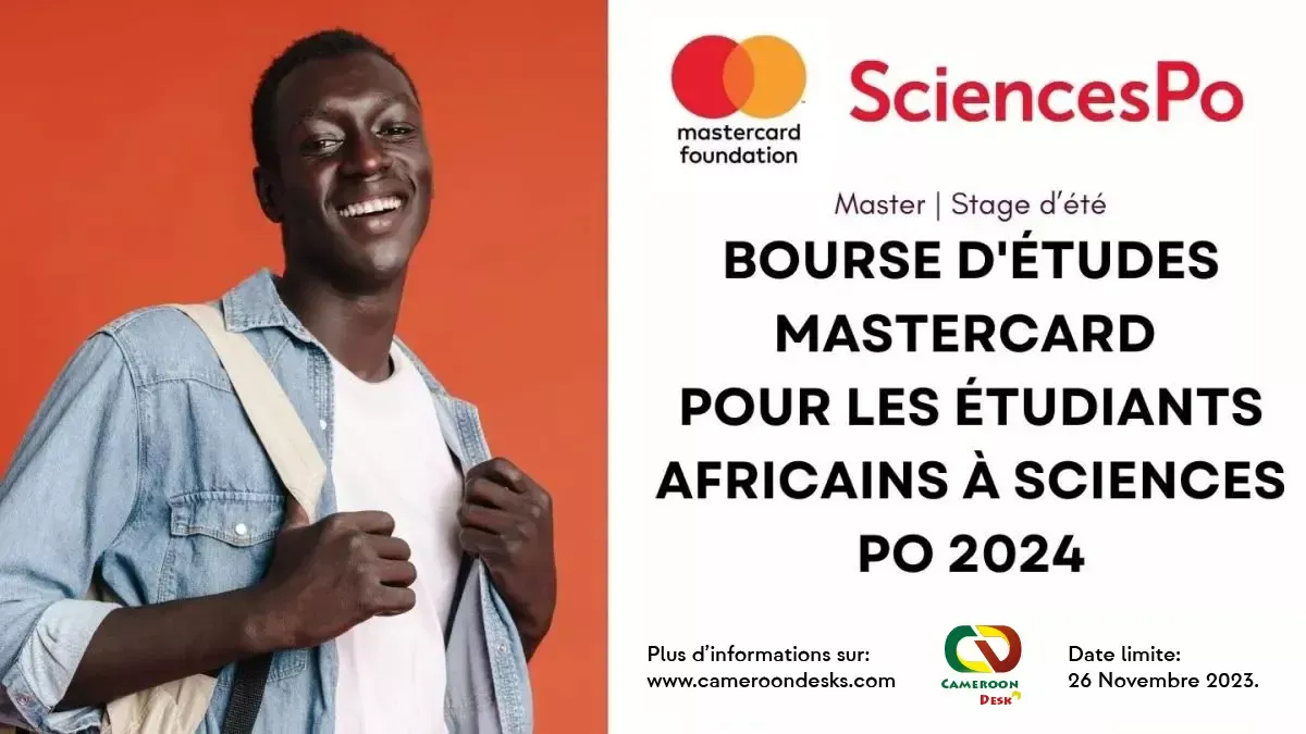 Bourse d'Etude MasterCard pour les Etudiants Africains à Sciences Po 2024