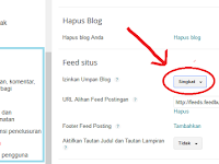 Cara Mencegah Blog Di AGC (Auto Generate Content) Dengan Mengatur Feed