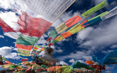 Prayer Flags, blessings, Tibbet