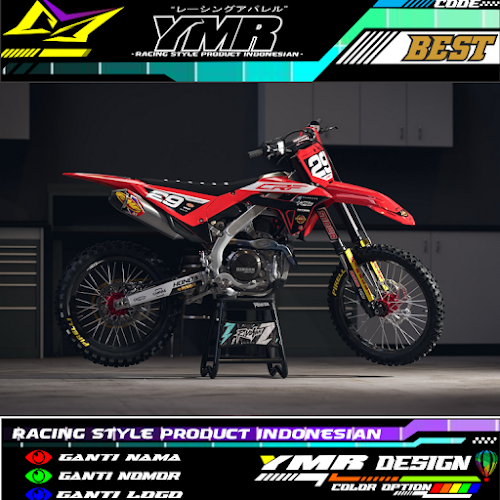 JUAL DECAL CRF 150 NEW