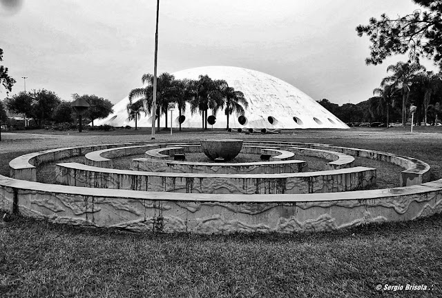 Panorâmica da Oca do Ibirapuera - Pavilhão de exposições São Paulo