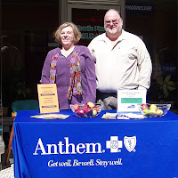 Charlie Pinson Insurance, an official checkpoint for Healthy Walking Paths of Pikeville KY today's Diabetes Walk pictured Joyce and Charlie Pinson