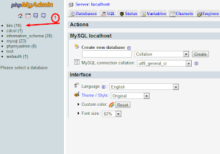 Bilo-web Review: Cara copy data sql di localhost/phpmyadmin