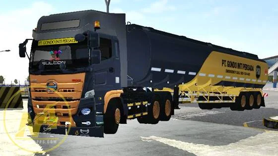 Mod Truck Hino 500 Trailer Tangki CPO