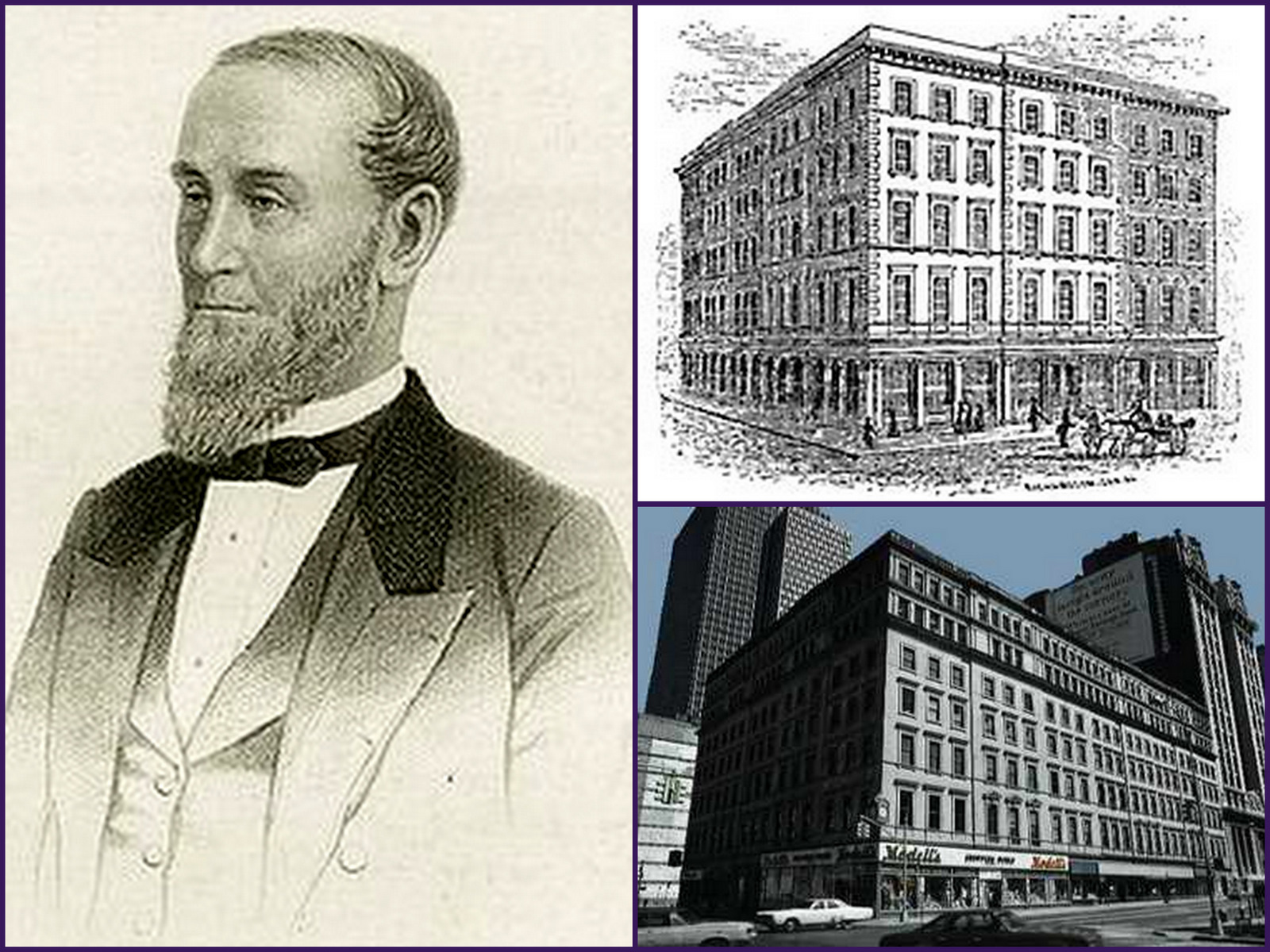 in 1858 rowland hussey macy founded dry goods store macy