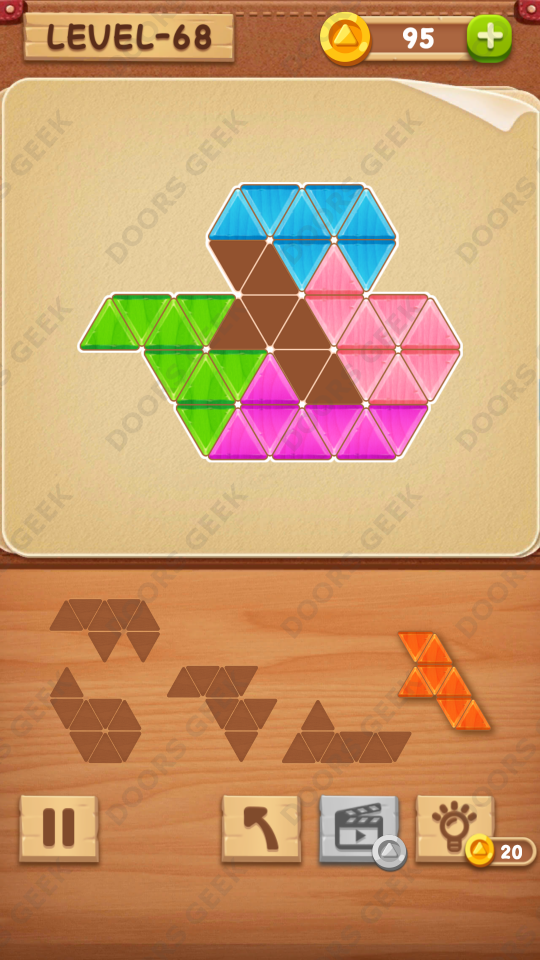 Block Puzzle Jigsaw Rookie Level 68 , Cheats, Walkthrough for Android, iPhone, iPad and iPod