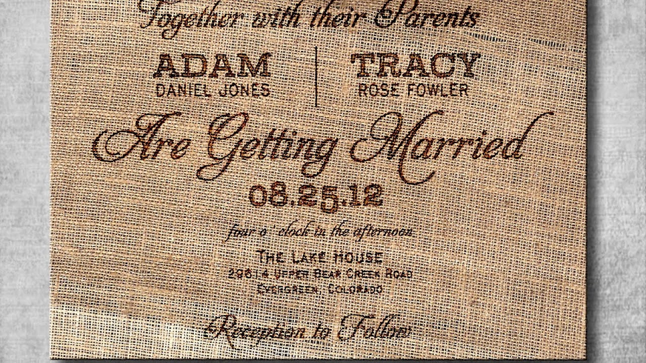 Etsy Diy Wedding Invitations