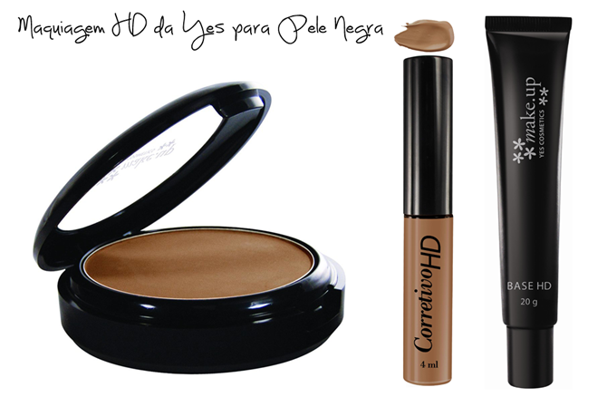 Maquiagem HD Yes Cosmetics para Pele Negra