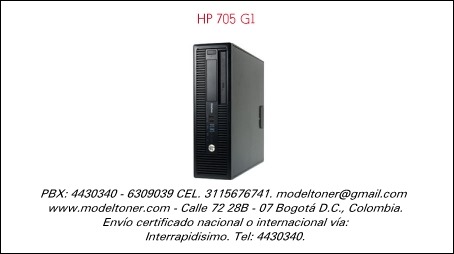 HP 705 G1 MODELTONER