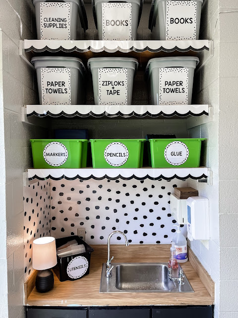 Looking through classroom decor themes? Check out this simple, modern decor resource, perfect for elementary, middle, or even high school classrooms! Click the picture to see all the pieces included! #classroomdecor #modernclassroom #classroomsetup